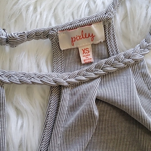 Pixley Georgio Braided Neckline Halter Knit Top Size - XS - Picture 12 of 15